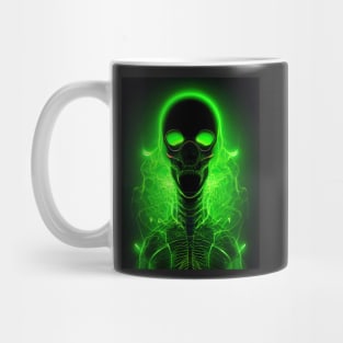 Alien Halloween, neo T-shirt Mug